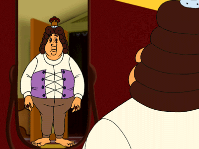 emperor in front of the Mirror